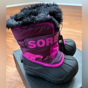 Sorel Toddler Snow Commander Boots — Size 6 NIB